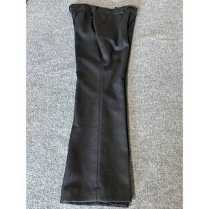 ANNE KLEIN Suit Pants Womens 6P Charcoal Wool Blend Flare Dress Pants